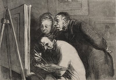 Die Maler und der Bourgeois von Charles Maurand