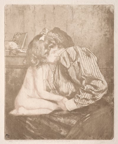 Vertrauen, aus Eine neue sentimentale Erziehung, 1901 von Charles Maurin