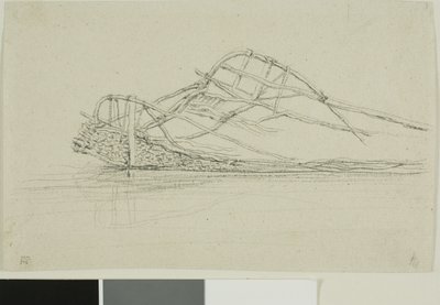 Ein neuseeländischer Schwimmer von Charles Meryon