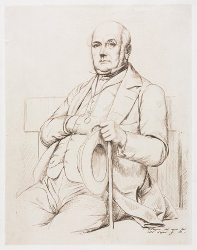 Casimir le Conte, nach Boulanger, 1856 von Charles Meryon