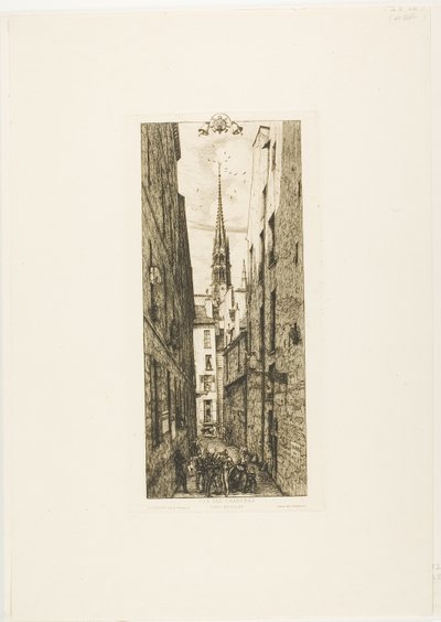 Chantrey Street, Paris von Charles Meryon
