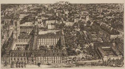College Henri IV (oder Lycée Napoléon) von Charles Meryon