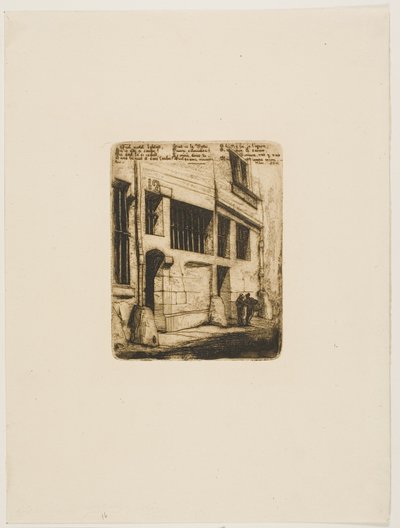 Die Straße der bösen Jungs von Charles Meryon