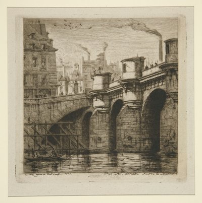 Le Pont-Neuf von Charles Meryon