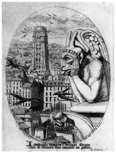 Le Stryge, um 1841-1868, 1924 von Charles Meryon