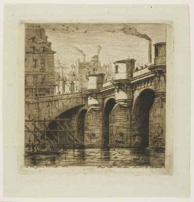 Pont-Neuf, Paris von Charles Meryon