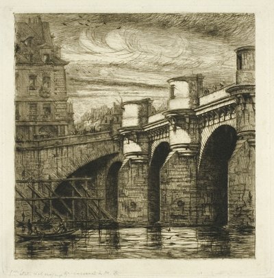 Pont-Neuf, Paris von Charles Meryon