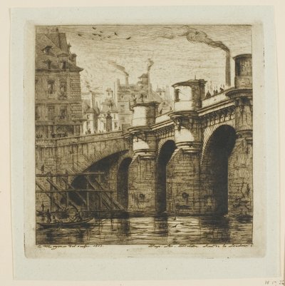 Pont-Neuf, Paris von Charles Meryon