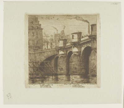 Pont-Neuf, Paris von Charles Meryon