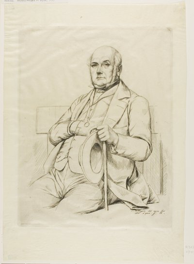 Porträt von Casimir le Conte von Charles Meryon