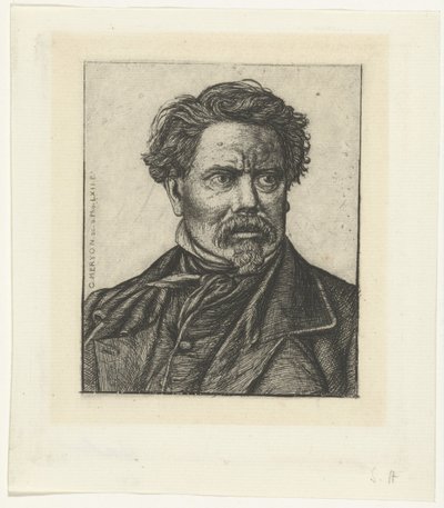 Porträt des Historikers Benjamin Fillon von Charles Meryon