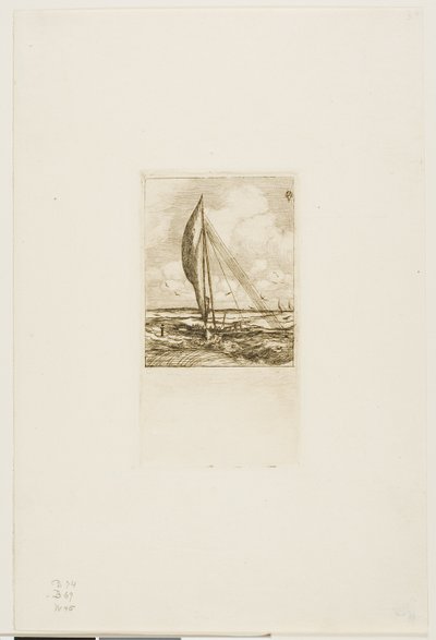 Schnellsegelnde Proa, Mulgrave-Archipel, Ozeanien von Charles Meryon