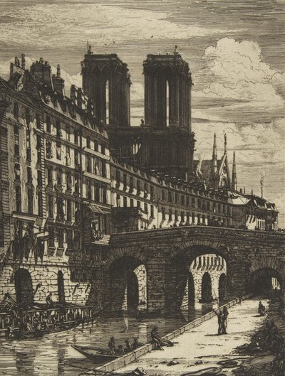 Der Petit Pont, Paris von Charles Meryon