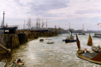 Blackwall, 1872 von Charles Napier Hemy
