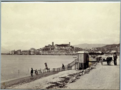 Strand von Cannes - Fotografie von Charles Nègre von Charles Nègre