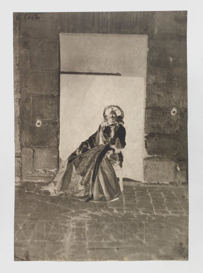 Porträt einer unbekannten sitzenden Frau von Charles Nègre
