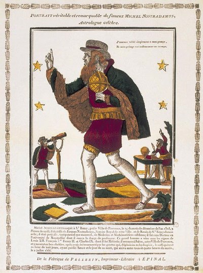 Michel de Nostredame 1503-1566, ca. 1810 von Charles Nicolas Canivet