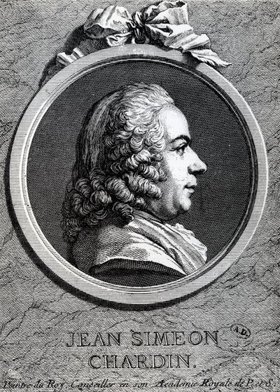 Jean Simeon Chardin von Charles Nicolas II Cochin