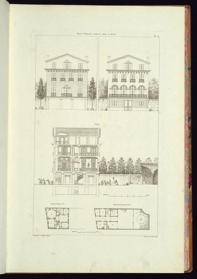 Gebundener Druck (Frankreich) von Charles Nicolas Ransonnette