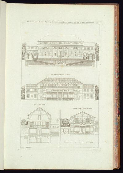 Gebundener Druck (Frankreich) von Charles Nicolas Ransonnette