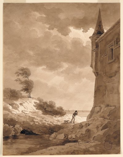 Am Meeresufer von Charles Nicolas Ransonnette