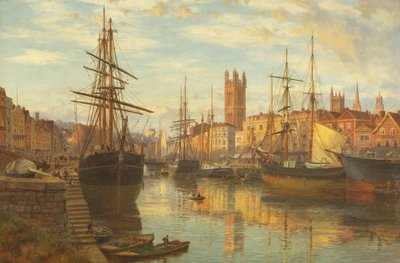 Der schwimmende Hafen, Bristol von Charles Parsons Knight