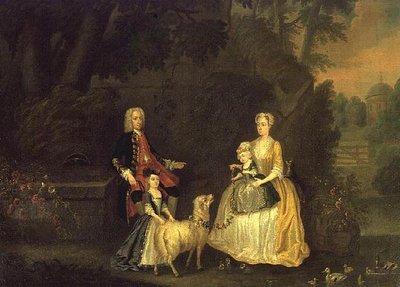 Sir William Strickland und seine Familie von Charles Phillips