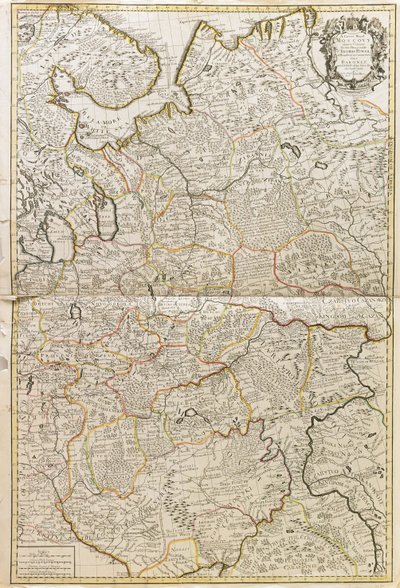 Karte von Moskau von Charles Price