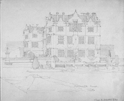 Montacute House, ca. 1893-1920 von Charles Rennie Mackintosh