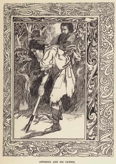 Odysseus und sein Vater von Sir John Charles Robinson