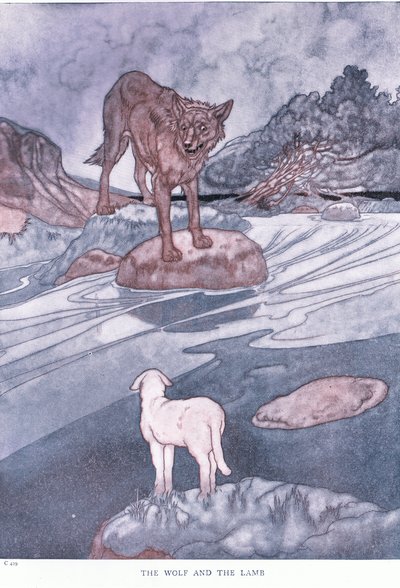 Der Wolf und das Lamm von Charles Robinson