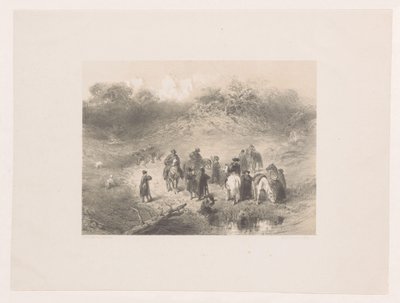 Reiter in Dünenlandschaft von Charles Rochussen