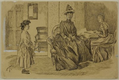 Im Arbeitsamt von Charles Samuel Keene
