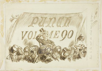 Studie für Punch, Band 90 von Charles Samuel Keene