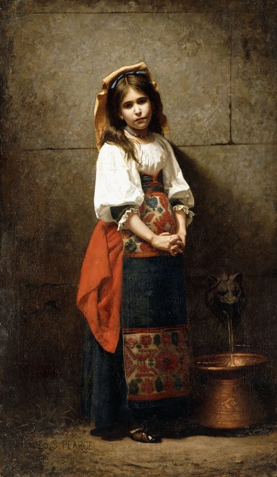 Die Italienerin von Charles Sprague Pearce