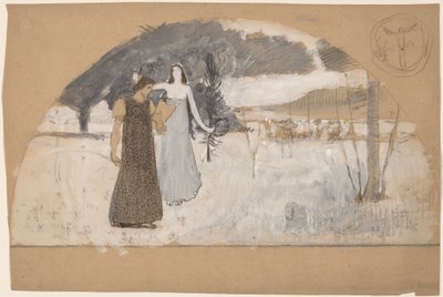 Studien für Lunetten von Charles Sprague Pearce