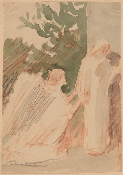 Studie für ein Panel von Charles Sprague Pearce