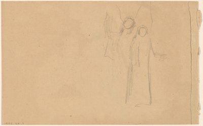 Studie von Figuren [verso] von Charles Sprague Pearce