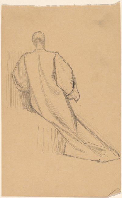 Studie einer Figur von hinten von Charles Sprague Pearce