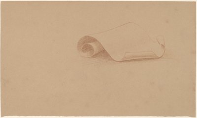 Studie einer Schriftrolle von Charles Sprague Pearce