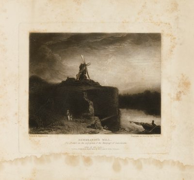 Rembrandts Mühle von Charles Turner