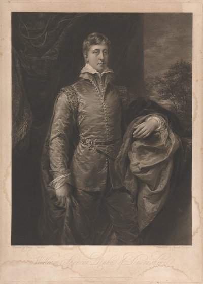 William Spencer, Herzog von Devonshire von Charles Turner