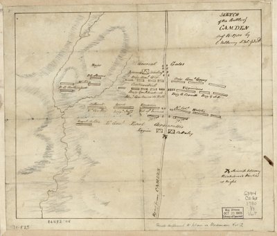 Schlacht von Camden, 16. August von Charles Vallancey