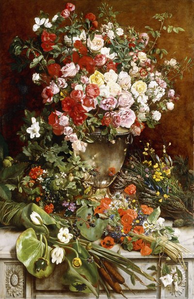 Hommage an die Königin der Blumen, 1884 von Charles Verlat