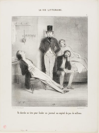 Das literarische Leben von Charles Vernier