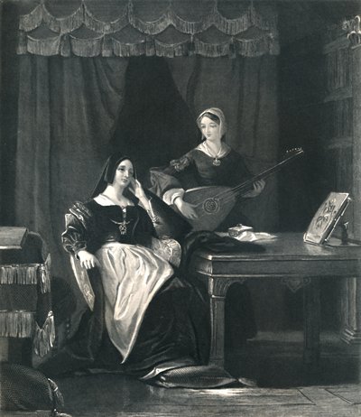 Königin Katharina König Heinrich VIII., ca. 1870 von Charles W. Sharpe
