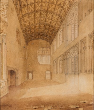 Crosby Hall (Nr. 1), ca. 1818 von Charles Wild