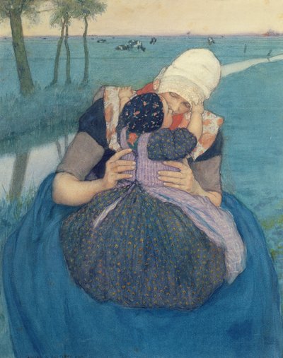 Mutter und Kind, 1900 von Charles William Bartlett