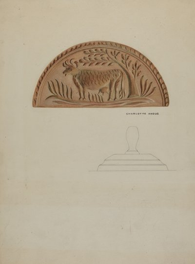 Pa. Deutscher Butterform von Charlotte Angus