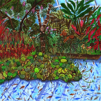 Gärten an der Bucht, 2020 von Charlotte Orr